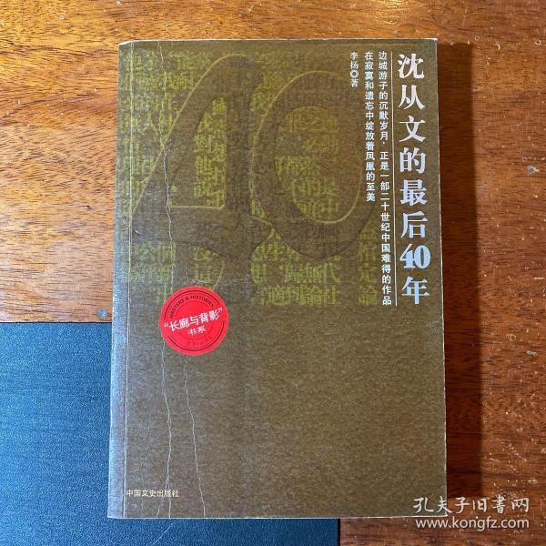 沈从文的最后40年