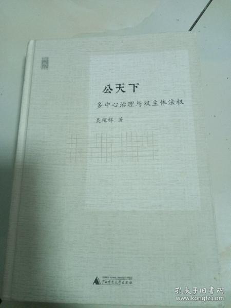 公天下：多中心治理与双主体法权