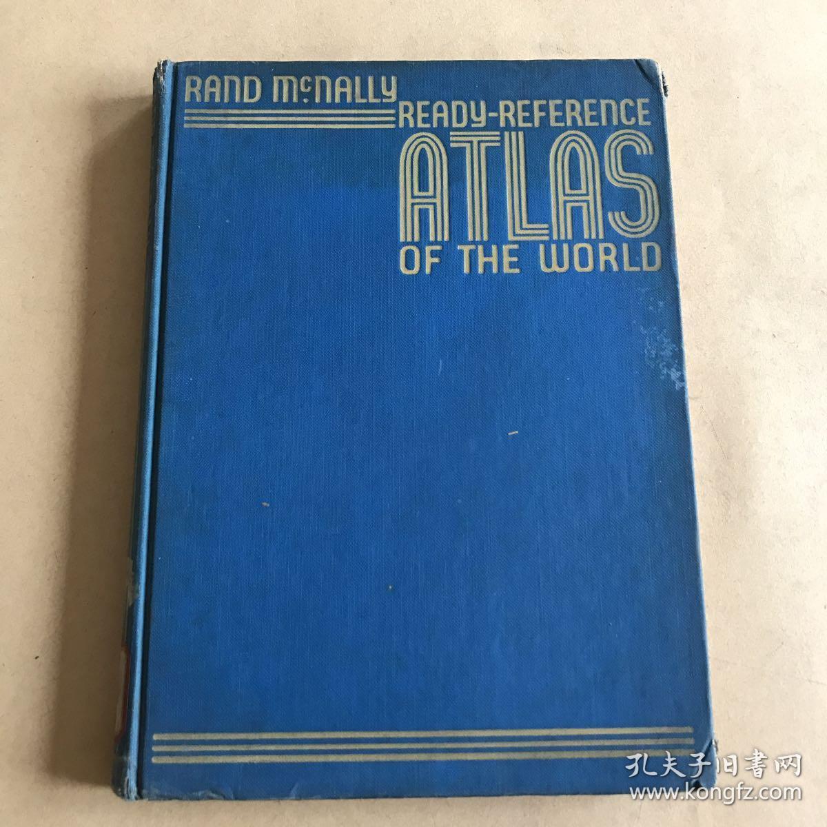 Rand McNally Ready-Reference Atlas of the World（兰德麦克纳利参考世界地图集，多历史图版，16开硬精装，1935年印）