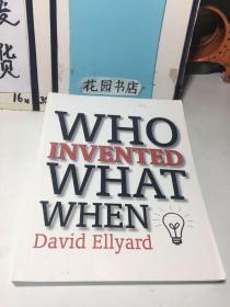 Who Invented What When? 谁发明了什么?