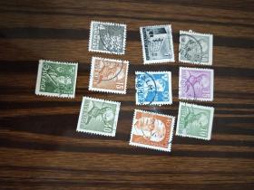 邮票  外国邮票(100张，不重复)0331