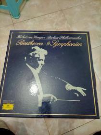 黑胶唱片：外文唱片：一盒8张装： 黑胶唱片 Beethouen Symphonien