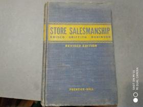 STORE SALESMANSHIP，【32开精装本，英文，1941年版】