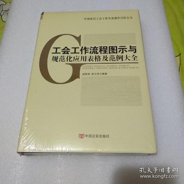 工会工作流程图示与规范化应用表格及范例大全【没拆封，品如图】