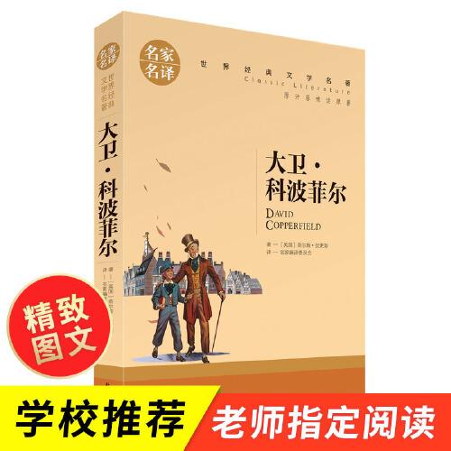 大卫 科波菲尔 中小学生课外阅读书籍世界经典文学名著青少年儿童文学读物故事书名家名译原汁原味读原著