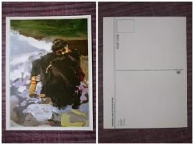 外国明信片7，巴基斯坦原版，美术绘画，，品如图