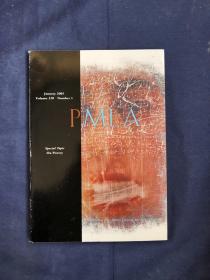 PMLA january 2005
volume 120 number 1
special topic on poetry
2005年1月PMLA
第120卷第1卷
诗歌专题