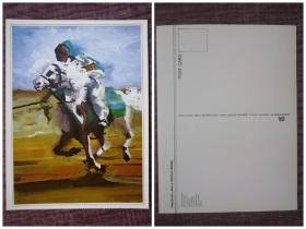 外国明信片2，巴基斯坦原版，美术绘画，，品如图，
