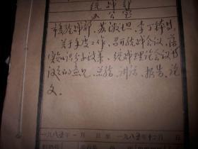 1985年【统战部关于落实知识分子政策，统战理论会议等】讲话报告论文，一厚本278页！