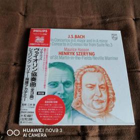 PHILIPS 巴赫-小提琴&双小提琴协奏曲/谢林 SZERYNG/BACH 日24BIT纸盒首版