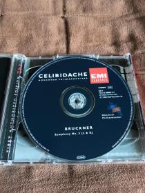 EMI 布鲁克纳-第5交响曲/切利比达克 CELIBIDACHE/ BRUCKNER  2CD UDEN首版