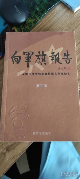 向军旗报告（第三册）