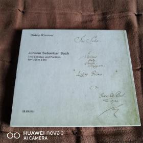 ECM 巴赫-无伴奏小提琴/克莱默 BACH / KREMER  2CD 德首版