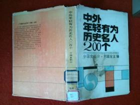 中外年轻有为历史名人200个