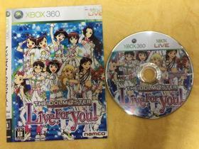 xbox360游戏 偶像大师 Live For You 游戏光盘