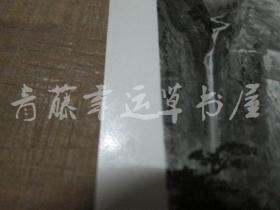 黑白照片一张：山水画（1982年上海画院迎春画展）应野平 绘画