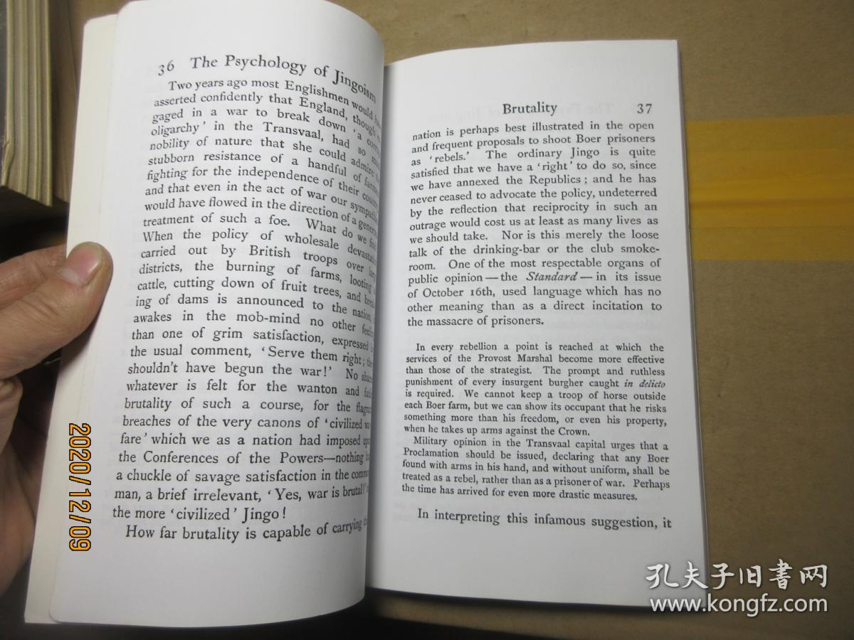THE PSYCHOLOGY OF JINGOISM 1644