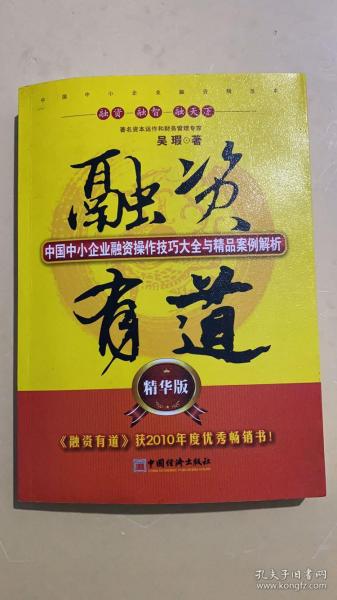 融资有道：中国中小企业融资操作技巧大全与精品案例解析