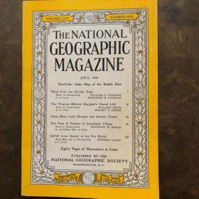 （从美国发货）national geographic美国国家地理1958年7月开伯尔山口，英国，Greenfield村，北美远程预警线DEW