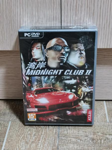 正版电脑游戏光盘   湾岸（Midnight Club 2）
