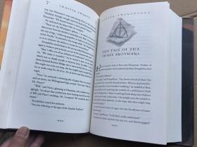 Harry Potter and the Deathly Hallows《哈利.波特与死亡圣器》，英文原版  豪华版、布脊精装+护封，小16开本【完整品佳、确保正版】