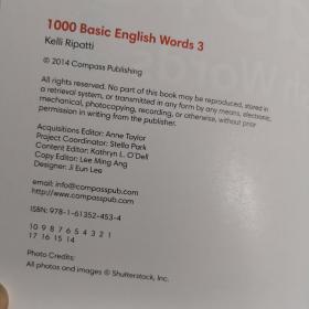 1000 Basic English Words 3 PLUS 1 CD-ROM