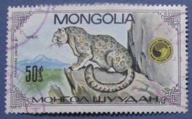 金钱豹虎视--蒙古邮票--早期外国邮票甩卖--实拍--包真--罕见--店内多