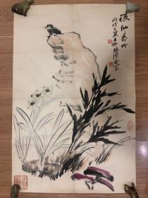 王干、张仪合画花鸟画