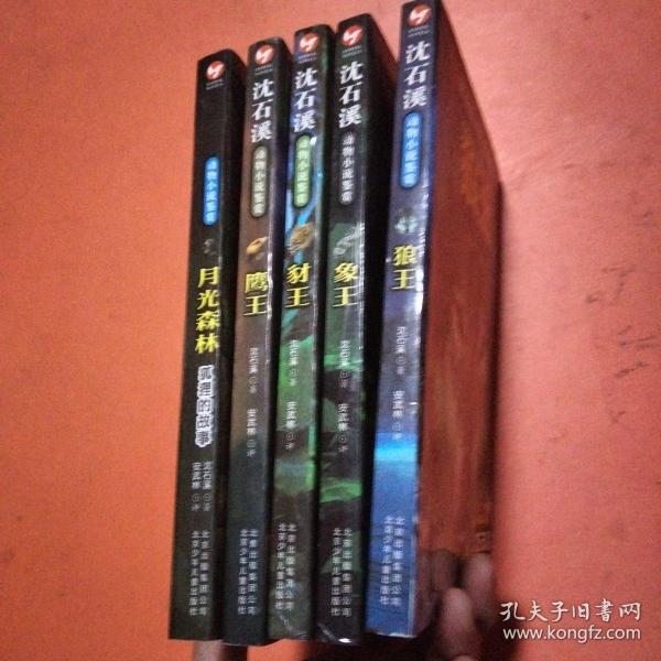 沈石溪 动物小说鉴赏： 狼王 象王 豺王 鹰王 月光森林5本合售（一版一印）