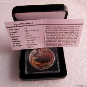 加拿大2012年1元 银币