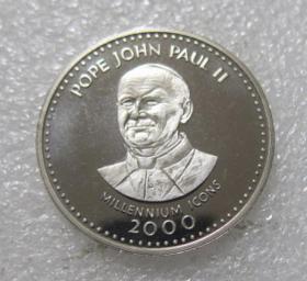 索马里2000年25先令  纪念币