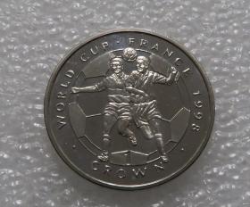 1998年1克朗 法国世界杯 克朗型纪念币
