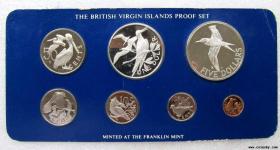 英属维尔京1981年7枚PROOF2枚银币