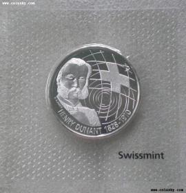 瑞士2010年20法郎 银币