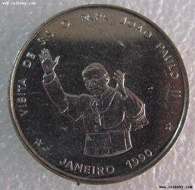 佛得角 1990年 100埃斯库多 硬币 外国钱币