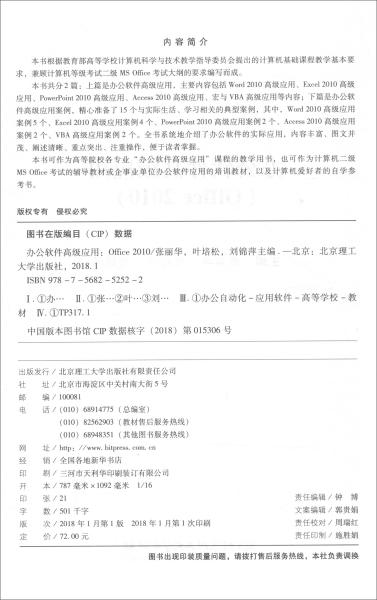 办公软件高级应用：Office2010