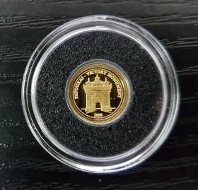 【海宁潮天期货】老挝2008年法国凯旋门0.5克精制纪念小金币