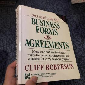 The Complete Book of BUSINESS  FORMS and AGREEMENTS