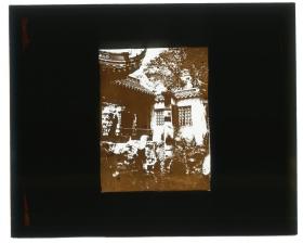 清代民国玻璃幻灯片-----民国时期中国园林古建筑内景