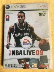 xbox360游戏 NBA LIVE 09 游戏光盘