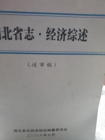 《湖北省志•经济综述》送审稿一册