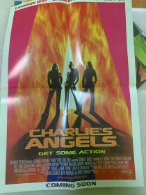 电影海报 杂志附带 查理的天使