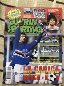 原版足球杂志 意大利体育战报1994 2期  附1986世界杯故事