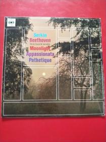 老黑胶唱片 Serkin Beethoven three favorite sonatas Moonlight Appassionata Pathetiqu   贝多芬三首最喜欢的奏鸣曲《月光惊魂曲》