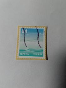 日本邮票 风 面值84 风景邮票 剪片 2019年发行