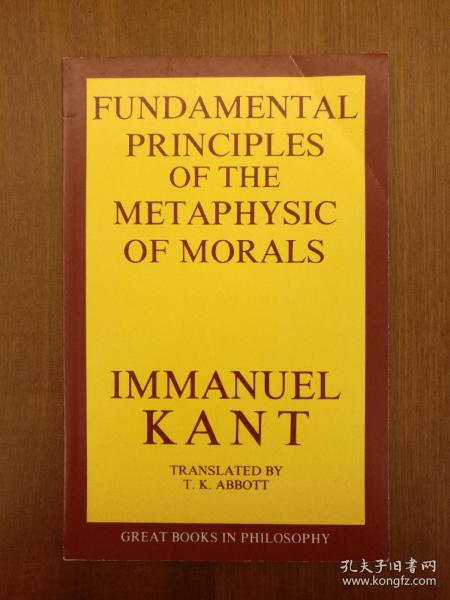 The Fundamental Principles of the Metaphysic of 