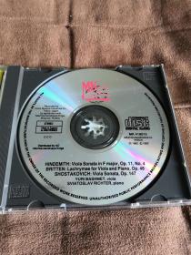 稀少绝品 KNIGA 肖斯塔科维奇-中提琴奏鸣曲/巴什梅特/里赫特/ Shostakovich 英首版