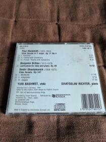 稀少绝品 KNIGA 肖斯塔科维奇-中提琴奏鸣曲/巴什梅特/里赫特/ Shostakovich 英首版