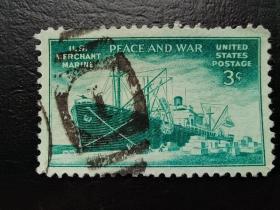 美国邮票（历史）：1946年商船 1枚