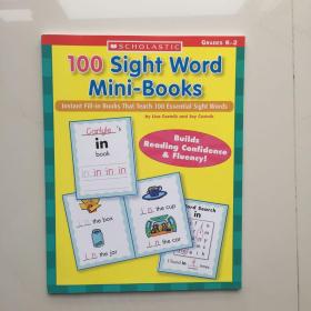 Scholastic 100 Sight Word Mini-Books Grades K-2 小学生高频词 词汇练习册